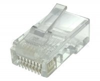 wtyk RJ45, 8p8c, kat. 5e na przewód okrągły, linka 3RJ45OL